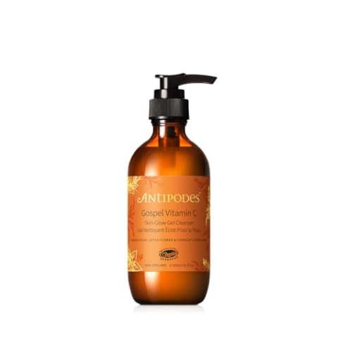 Antipodes® Gospel Vitamin C Gesichtsreiniger - Aufhellende Hautpflege Inhaltsstoffe - Hautpflege für leuchtende Haut - Vegan - 200ml