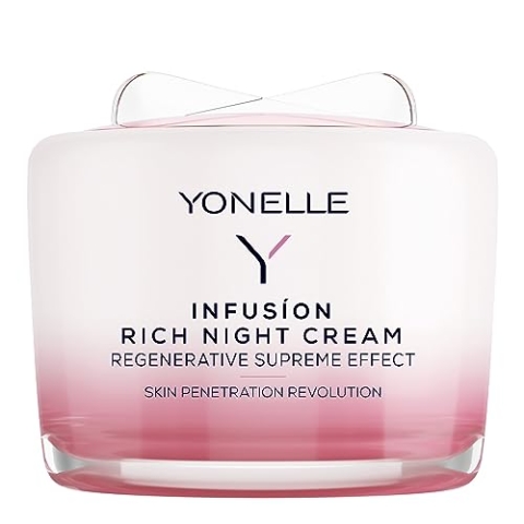 YONELLE INFUSION Pflegende Nachtcreme mit Retinol in NANODISC™ - Gesichtspflege - Gesichtscreme Damen - Moisturizer Face Care - Anti Falten Creme - Feuchtigkeitscreme 55 ml