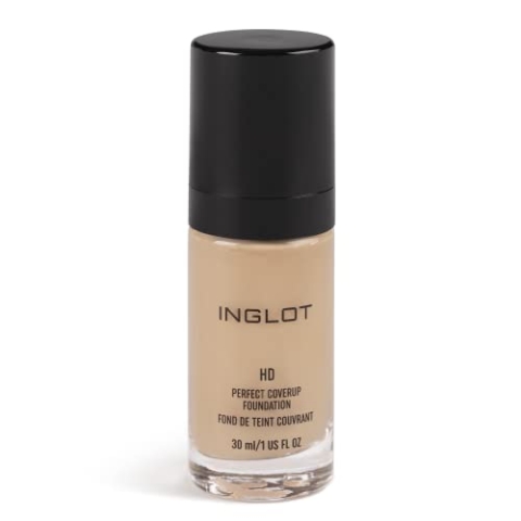 Inglot HD Perfect Coverup Foundation, Für einen langanhaltenden Effekt mit HD Pigmenten, Hypoallergen, natürliches, makelloses Aussehen, mit weißen Trüffelextrakts, 30 ml : 81