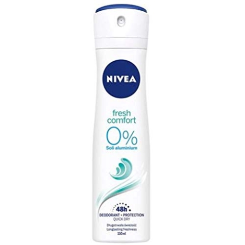 NIVEA DRY COMFORT FRESH deo spray 150ml (Pack of 5)