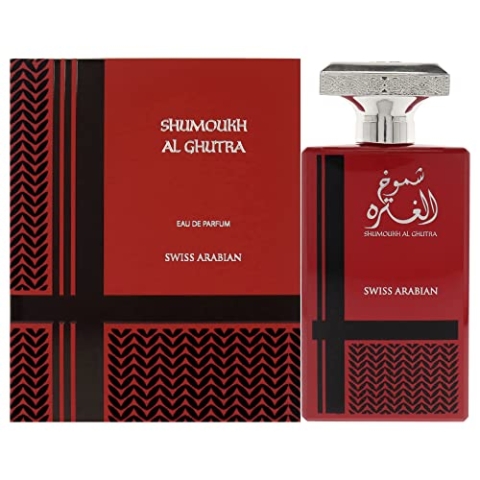 Swiss Arabian Shumoukh Al Ghutra Eau de Parfum für Männer 100ML – Kühner Grüner Galbanum, Reichhaltiges Leder und Warme Vanille – Unverwechselbarer Maskuliner Duft