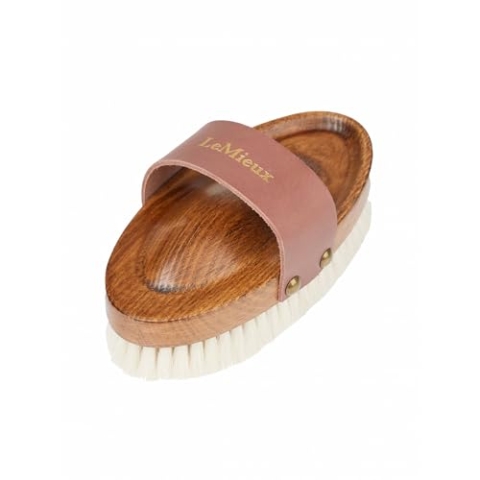 LeMieux Artisan Weiche Ziegenhaarbürste, Braun