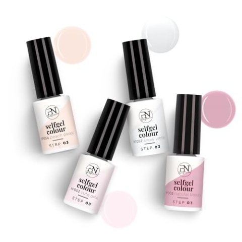 PN Selfcare Gel Nagellack Set – 4 Farben UV Gel Nagellack – Nagellack Set für langanhaltender Glanz – Semi Permanent & tierversuchs frei - Gel Polish Natural Sheers