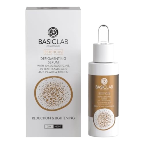 Basiclab Depigmentierendes Serum mit 10% Azeloglycein, 30 ml