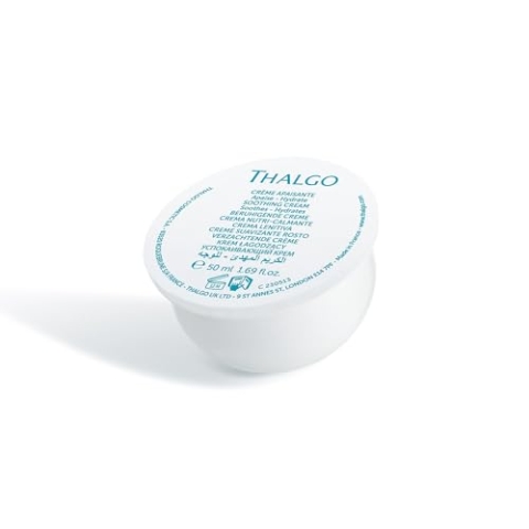 THALGO Beruhigende Creme aus der professionellen Produktlinie CICA Marin. Repariert, beruhigt und stärkt empfindliche und geschwächte Haut. Umweltfreundliche Nachfüll-Kapsel