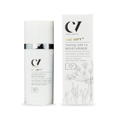 Green People - Age Defy+ Tinted DD Moisturiser SPF15 Light - Natürliche Anti-Ageing getönte Tagescreme - Paraben- & Alkoholfrei - Vegan, 30ml