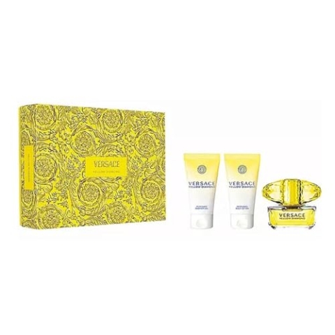 Versace Yellow Diamond EDT 50ML + SG 50ML + BL 50M