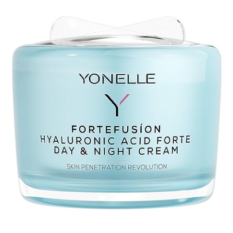 YONELLE FORTEFUSION Gesichtscreme Damen Mit Hyaluronsäure - Face Care Intensiv Feuchtigkeitsspendend - Gesichtspflege Moisturizer Face - Feuchtigkeitscreme Gesicht - Hyaluron Creme Gesicht 55ml