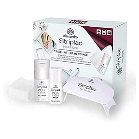 Alessandro Striplac Peel or Soak Travel Set- Led-Nagellack Set Für Die Reise