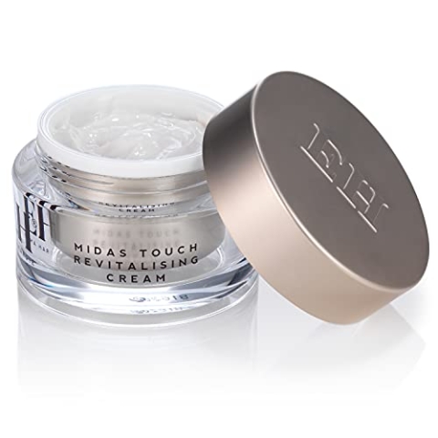 Emma Hardie 50ml Revitalisierende Gesichtscreme Midas Touch mit Hyaluronsäure, Verbessert die Festigkeit und Spannkraft der Haut; Feuchtigkeitsspendend und Straffend; Vegan und Tierversuchsfrei