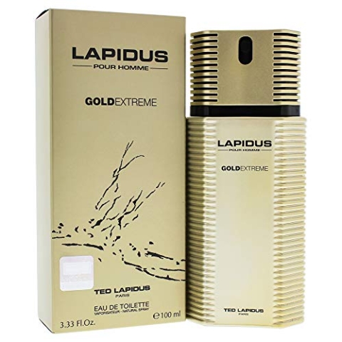Ted Lapidus Gold Extreme Eau-de-Toilette-Parfüm mit Zerstäuber, 100 ml