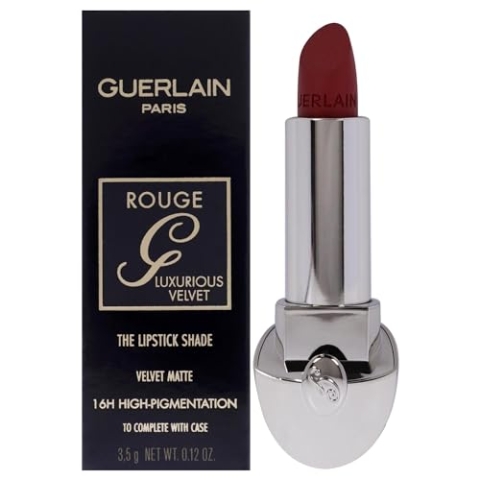 GUERLAIN, Le Teint de Rouge à Lèvres Luxurious Velvet N°888 Burgundy Red, 3,5 g.