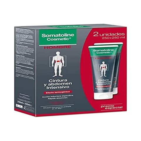 Hombre Cintura & Abdomen Reductor Intensivo Lote 2 X 250 Ml