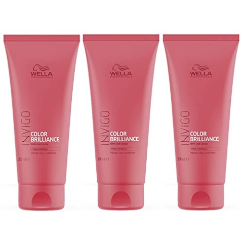 3er Color Brilliance Conditioner Invigo Wella Professionals für feines bis normales Haar je 200 ml = 600 ml