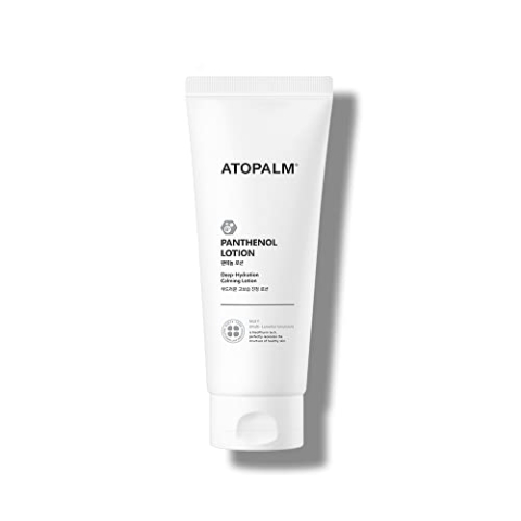 ATOPALM Panthenol Lotion 180ml, Langanhaltende Gesicht bis Körper Feuchtigkeitscreme, Vitamin B5 Aminosäure, Empfindliche Haut, Hypoallergen Gesichtscreme Körperlotion, Gesichtspflege, Koreanische