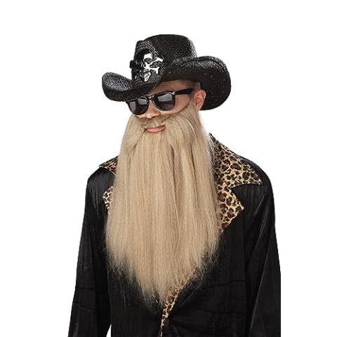 Vollbart für Rocker blond