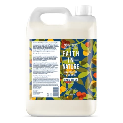 Faith in Nature Grapefruit & Orange Hand Wash 5000ml