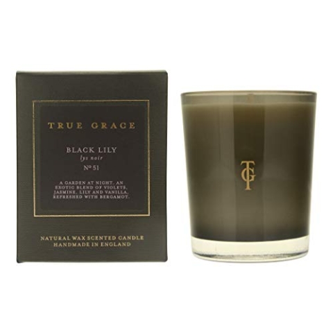 True Grace - Duftkerze Manor Black Lily - (Schwarze Lilie) 190g