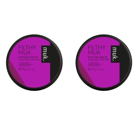 Filthy Muk Gritty Finish Firm Hold Styling Paste (95gr x2)