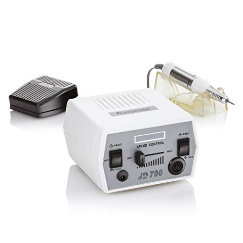 Xanitalia Fräser Mill 3000 - Profi-Fräser mit 35 Watt, 30.000 R. P. M., Schlüsselloses Futter, Gewinkelt, 1er Pack