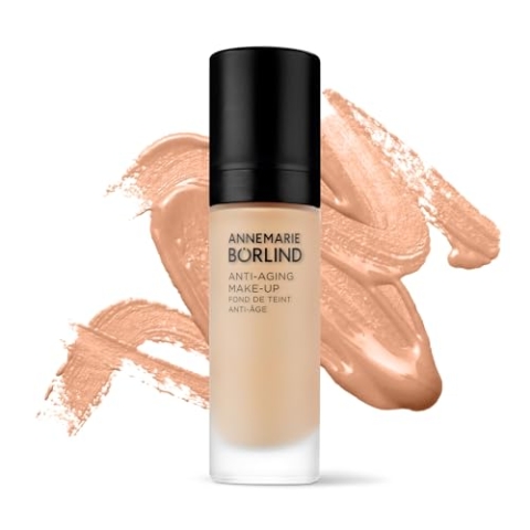 ANNEMARIE BÖRLIND TEINT EFFECTIVE NATURAL BEAUTY Anti-Aging Make-up (30 ml) - Normale bis Trockene Haut, Hohe Deckkraft, Feuchtigkeitsspendend, Glättet und Mildert Fältchen, Vegan