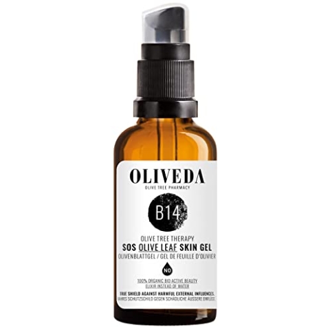 Oliveda B14 - SOS Olivenblatt Gel Protection - schützend, reparierend & sanft bei Hautirritationen + Antioxidantien + Polyphynole - 50 ml