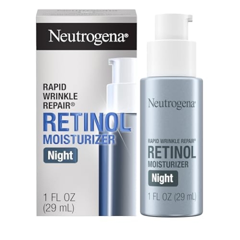 Neutrogena Rapid Wrinkle Repair Night Moisturizer - Nachtpflege, feuchtigkeitsspendend - Anti Agin, Anti Falten - aus USA