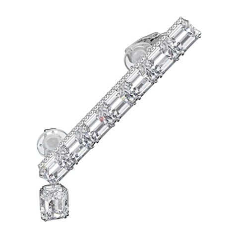 Swarovski Damen-Ear Cuff Metall Swarovski-Kristall One Size 88359577