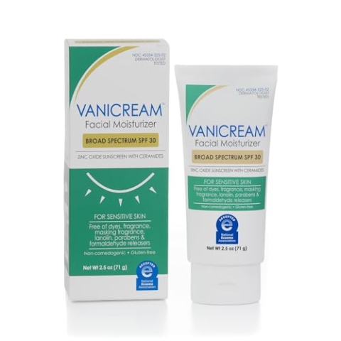 Vanicream Facial Moisturizer with SPF, 2.5 Ounce
