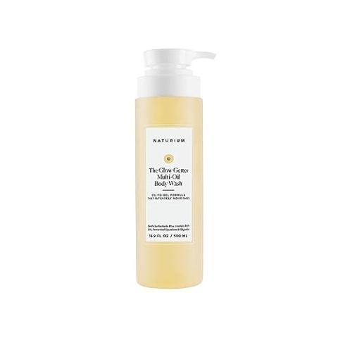 The Glow Getter Multi-Oil Hydrating Body Wash By Naturium, Gentle Cleanser, 16.9 oz
