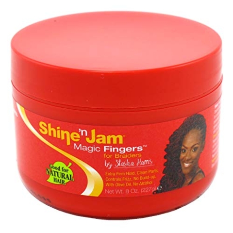 Shine N Jam Magic Fingers für Zöpfe, extra fester Halt, 237 ml, 6 Stück