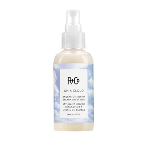R+Co On A Cloud Baobab Oil Repair Splash-On Styler | Leave-On Masque for Repair, Smoothes + Fights Frizz | Vegan + Cruelty-Free | 4.2 fl. oz.