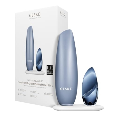 GESKE | SmartAppGuided™ Touchless Magnetic Peeling Mask 5 in 1 | Magnetische Gesichtsmaske | Entfernt Unreinheiten | Facemask | Porenreinigung | Pflege für Frauen & Männer | Gesichtsmasken