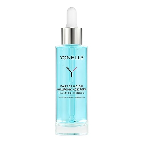 YONELLE FORTEFUSION Forte Hyaluron Serum Gel - Face Care Gesichtscreme Damen - Gesichtspflege Feuchtigkeitscreme Gesicht - Hyaluron Creme Gesicht - Hyaluronic Acid Serum 48ml