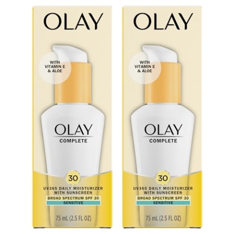 Olay Complete Daily Defense All Day Moisturizer With Sunscreen SPF30 Sensitive Skin, 2,5 fl. Oz. by Olay