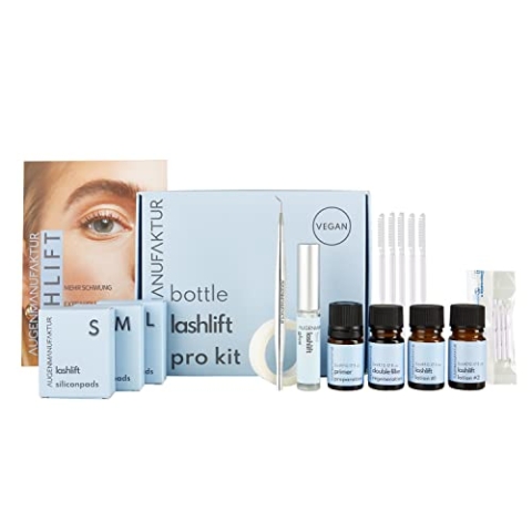 Augenmanufaktur Wimpernlifting Profi Kit mit Fläschchen - professionell für lange voluminöse natürliche Wimpern