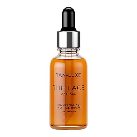 TAN-LUXE THE FACE Selbstbräunungstropfen Hell/Mittel (30 ml). Fügen Sie der Hautpflege Anti-Aging-Bräunungstropfen hinzu, um eine personalisierte Gesichtsbräune zu erhalten