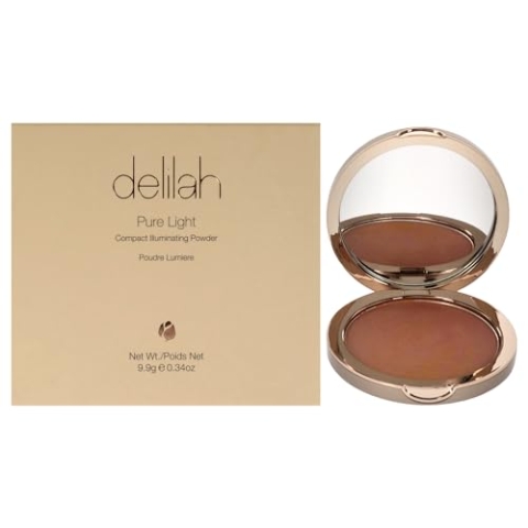 delilah Pure Light Compact Illuminating Powder - Glanz für Frauen 0,34 oz Pulver
