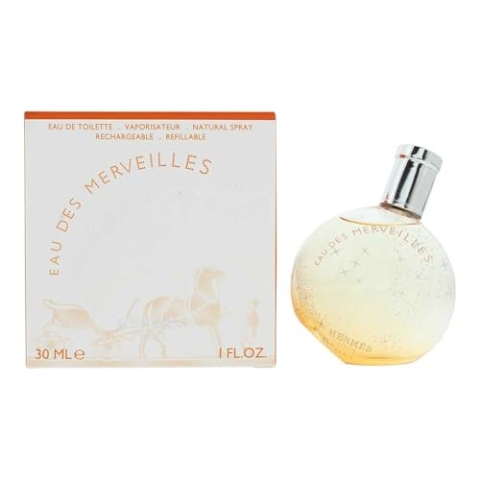 HERMES, Eau Des Merveilles, Eau de Toilette Refillable, Damenduft, 30 ml