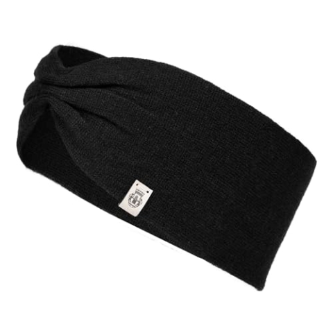 Roeckl Kaschmir Damen Stirnband Headband Ohrenwärmer (One Size - schwarz)