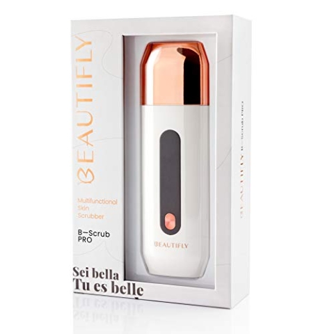 Beautifly Ultraschallpeelinggerät Beautifly B-Scrub, Pro Peeling Gesicht Skin Scrubber, Weiß, Small
