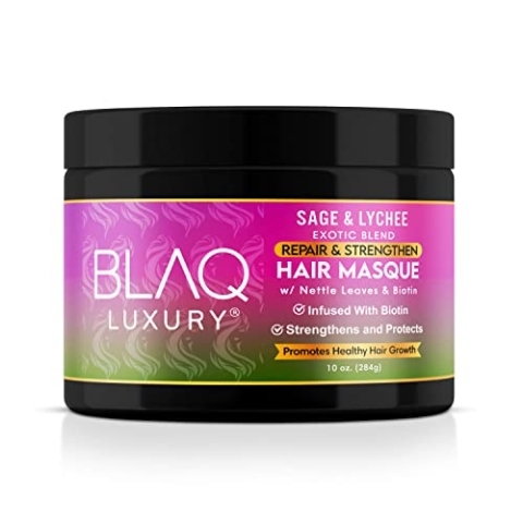 Blaq Luxury Sage & Lychee Repair and Strengthen Hair Masque 284.5 g