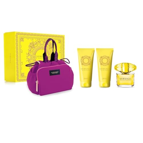 Versace Yellow Diamond Eau de Toilette 90 ml + shower gel 100 ml + body lotion 100 ml + handbag