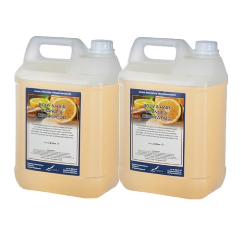 Body & Hair Sweet Orange & Cedarwood - 5 Liter - 2er Set - 2 in 1 für Körper und Haar