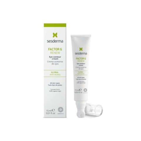 Sesderma | Factor G Renew Augenkontur-Creme | Hydratisierte und Erneuerte Haut | Anti-Aging-Pflege | Verjüngung | Anti-Falten-Creme | Hydratisierte Haut | Konturencreme
