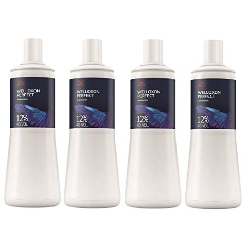 4er Welloxon Perfect 12% Wella Professionals Oxidant H2O2 für Koleston und Color Touch 1000 ml