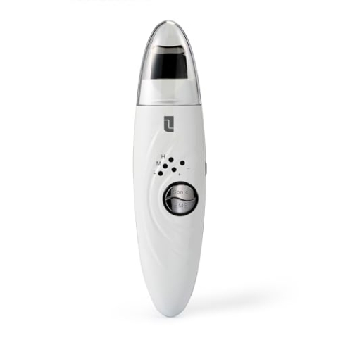 Lifetrons Peelinggerät - Ultrasonic Cleanser - Ultraschall Scrubber - Straffe und strahlende Haut - Muskelstimulation (EMS) - Verbessert Elastizität - Porenreinigung - UI-400, Schweiz