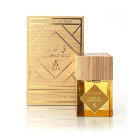 AYAT PERFUMES Eau de Parfum Oud Collection, 100 ml, arabischer Duft, für Männer und Frauen, ein sinnlicher orientalischer Duft, entworfen und hergestellt in Dubai, Queen of Oud (Queen Of Ouud)