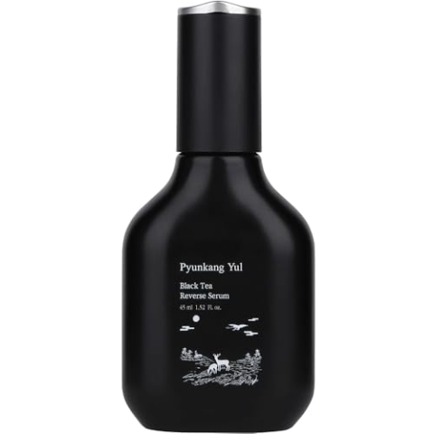 [PKY] Pyunkang Yul Schwarztee-Boosting-Serum für Anti-Aging, konzentrierte Nährstoffe für Feinlinienpflege mit Kombucha, Ginseng-Frucht-Extrakt, Null-Reizung, koreanische Hautpflege 45ml
