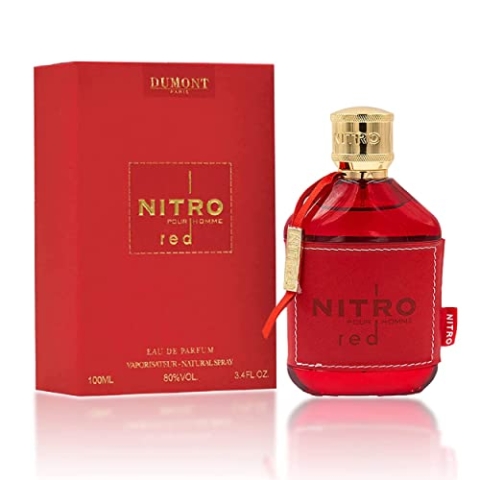 Nitro Red by Dumont for Men – 3,4 oz EDP Spray